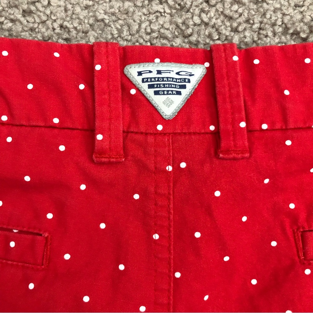 Columbia PFG Red Polka Dot Shorts - Picture 15 of 15